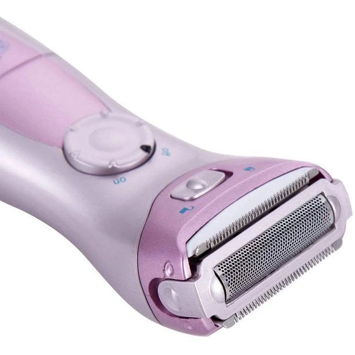 Electric Lady Shaver Waterproof Hair Remover Razor Women Leg Armpit Hair Epilator, Purple , 1Pcs, Battery Powered