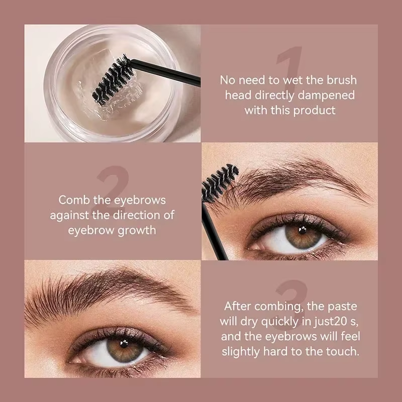 Waterproof 3D Eyebrow Styling Cream Brow Pomade Gel