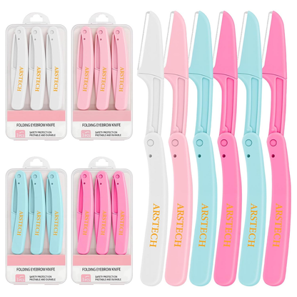12-Pack Dermaplaning Face Razors for Women