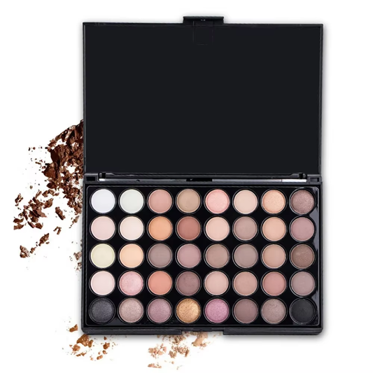 40 Color Nude Eyeshadow Palette Matte & Glitter