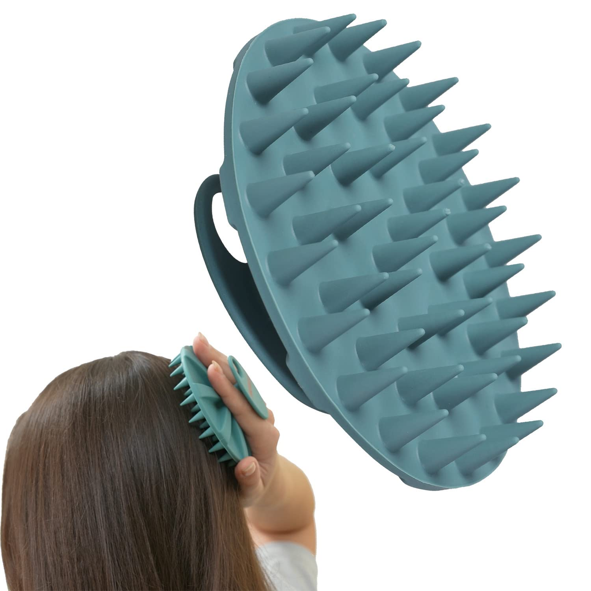 Silicone Scalp Massager Shampoo Brush